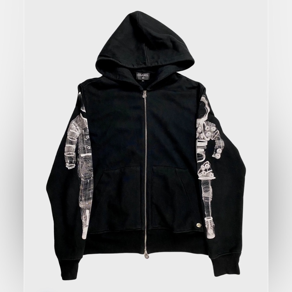 CHANEL ASTRONAUT ZIP UP HOODIE